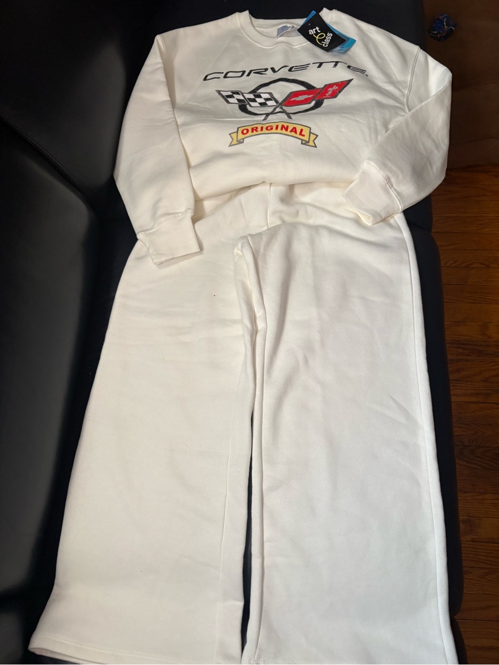 art class Cream Corvette Sweatshirt & Joggers Set - Picture 2 of 3